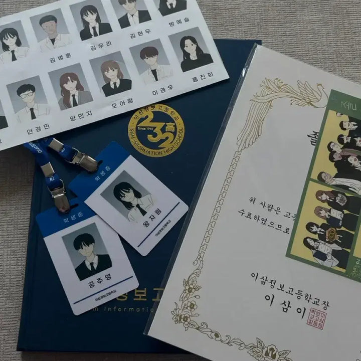 [BUNJANG] Love Revolution Graduation Album Set Stickers / 연애혁명 굿즈
