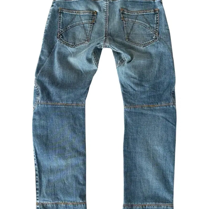 [BUNJANG] Biker Rider Pants / (34) 바이커 팬츠 라이더 팬츠