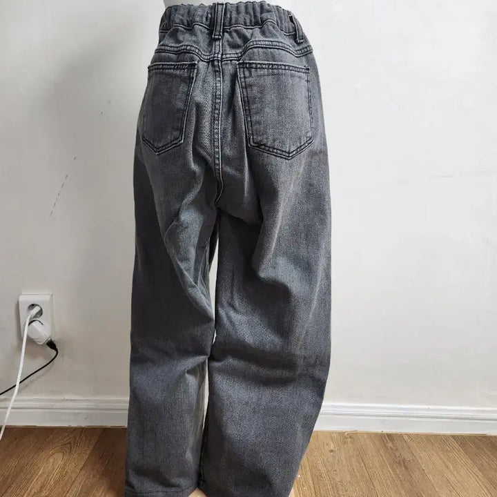 [BUNJANG] Adidas Flame Black Denim Pants S Vintage Custom / 불꽃 아디다스 흑청 데님 팬츠 S 빈티지커스텀