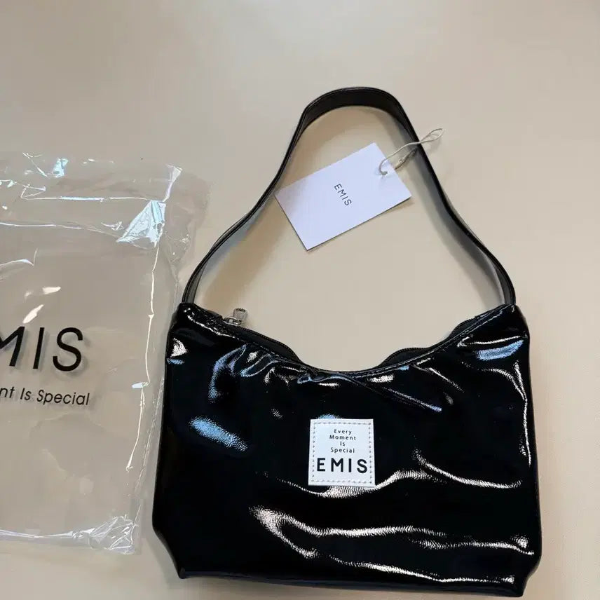 [BUNJANG] Emis Enamel Hobo Bag / 이미스 애나멜 호보백