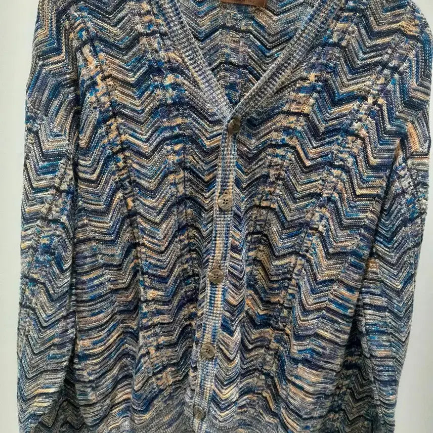 [BUNJANG] Missoni Italian Made Zigzag Cardigan / 아카이브] 미쏘니(MISSONI) 이탈리아 메이드 지그재그 가디건95