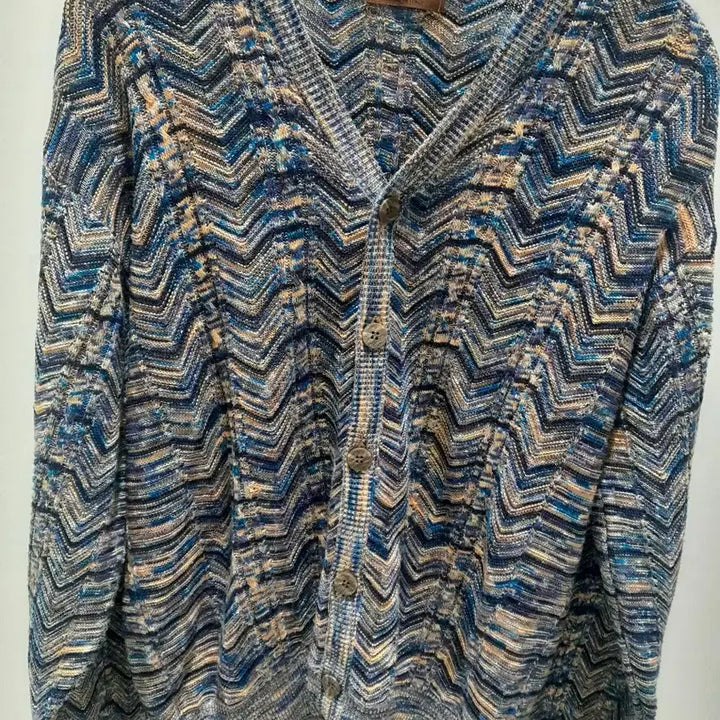 [BUNJANG] Missoni Italian Made Zigzag Cardigan / 아카이브] 미쏘니(MISSONI) 이탈리아 메이드 지그재그 가디건95