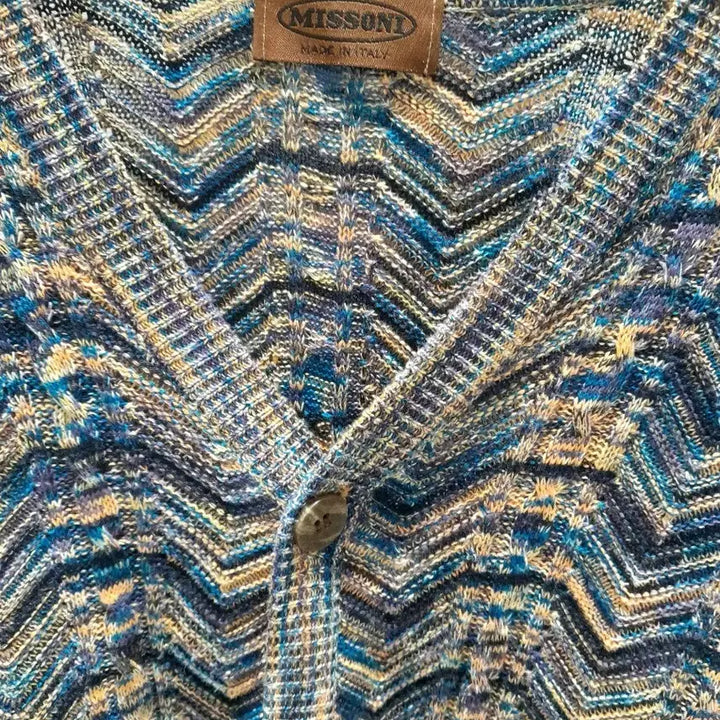 [BUNJANG] Missoni Italian Made Zigzag Cardigan / 아카이브] 미쏘니(MISSONI) 이탈리아 메이드 지그재그 가디건95
