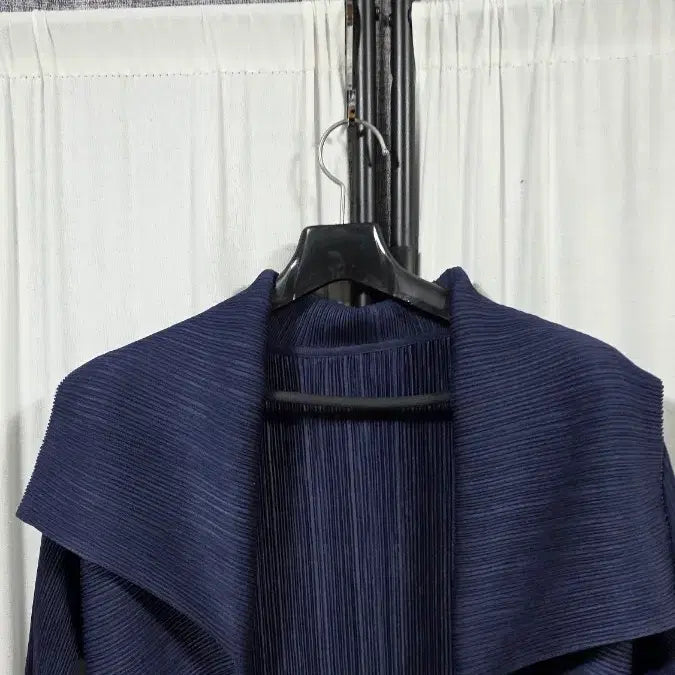 [BUNJANG] Pleated Long Jacket (Free Size) / 플리츠롱자켓(Free)