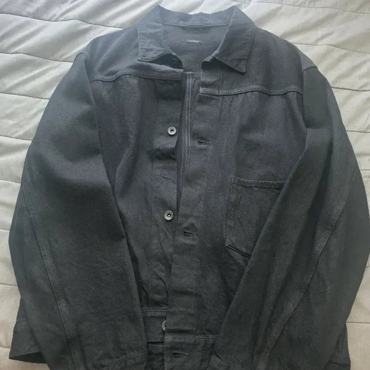 [BUNJANG] Comoli Black Denim Jacket Size 3 / 코모리 블랙 데님 자켓 3사이즈