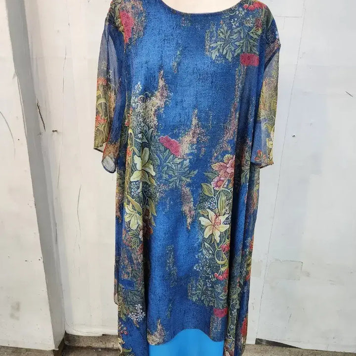 [BUNJANG] Unique Floral Pattern Long Dress / 롱 원피스입니다