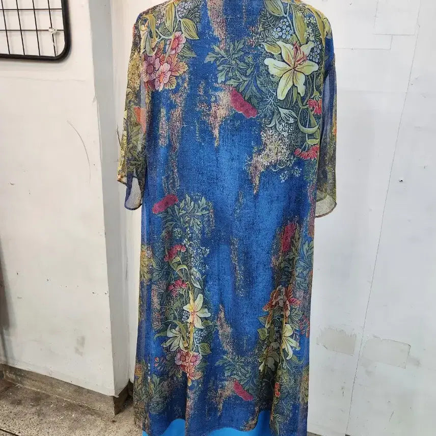 [BUNJANG] Unique Floral Pattern Long Dress / 롱 원피스입니다
