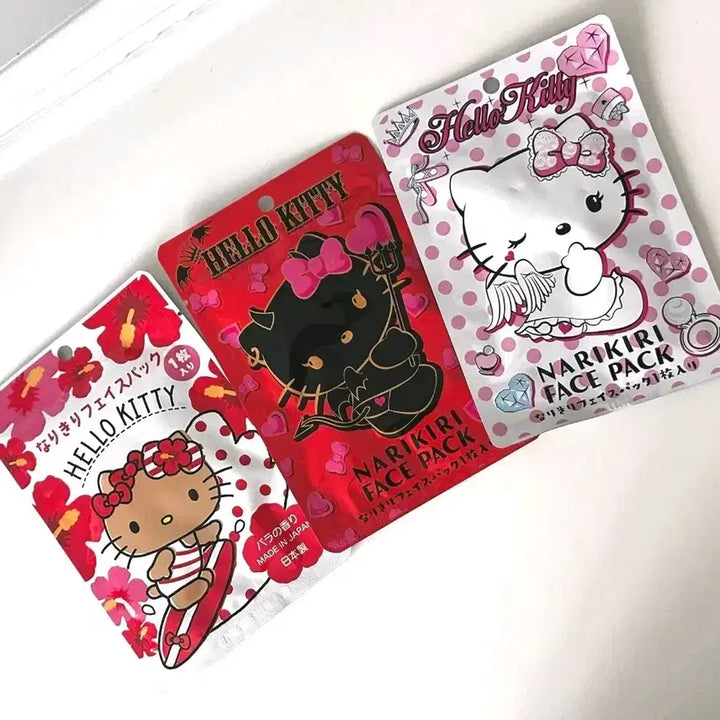 [BUNJANG] Sanrio Hello Kitty Angel, Devil, Tanning Mask Pack (Japan Official) / 일본 키티 마스크팩 일본정품 천사악마 태닝 키티 스킨팩 헬로키티
