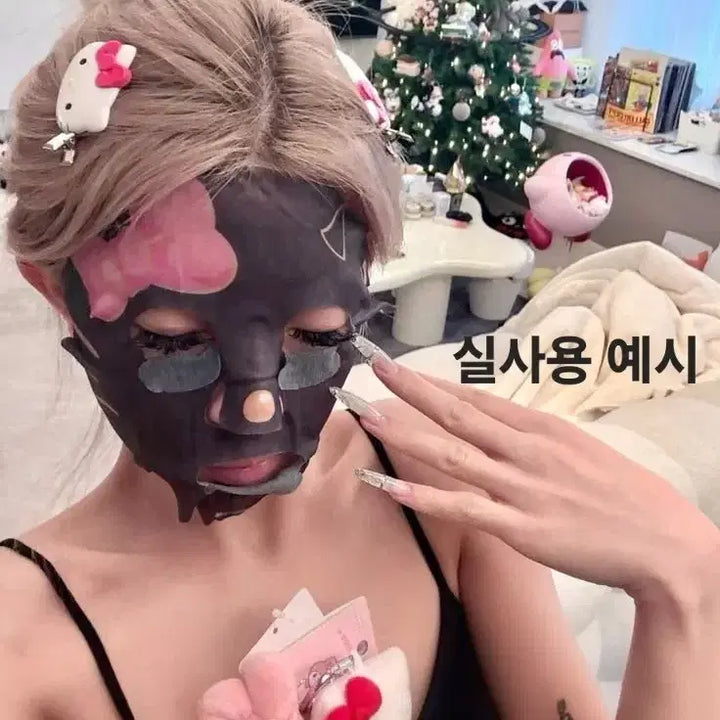 [BUNJANG] Sanrio Hello Kitty Angel, Devil, Tanning Mask Pack (Japan Official) / 일본 키티 마스크팩 일본정품 천사악마 태닝 키티 스킨팩 헬로키티