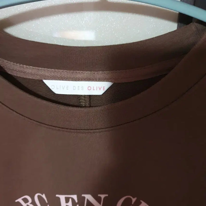 [BUNJANG] Olive des Olive Brown Short Sleeve T-Shirt / 올리브데올리브 브라운 반팔 티셔츠