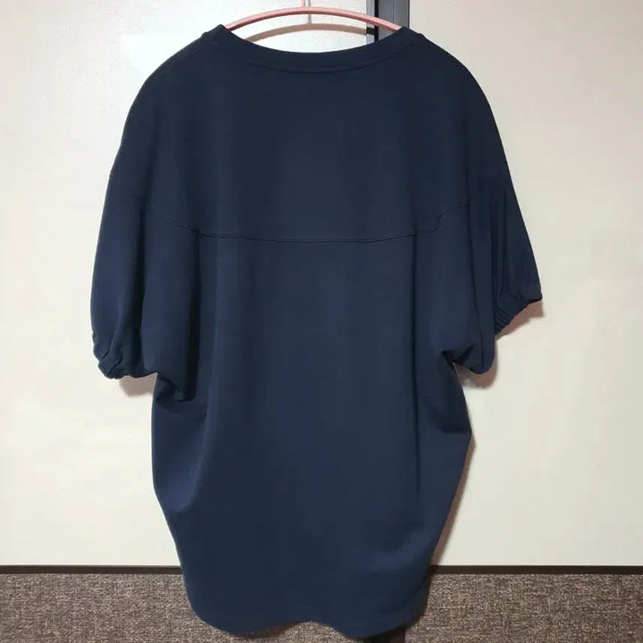 [BUNJANG] Benetton Navy Balloon Fit Short Sleeve T-Shirt / 베네통 네이비 벌룬핏 반팔 티셔츠