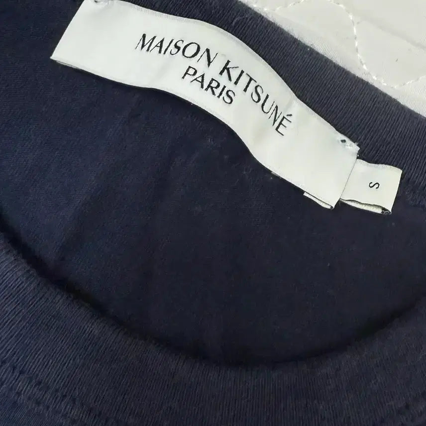 [BUNJANG] Maison Kitsuné Navy Fox Long Sleeve T-Shirt / 메종키츠네 네이비 폭스 긴팔티셔츠s