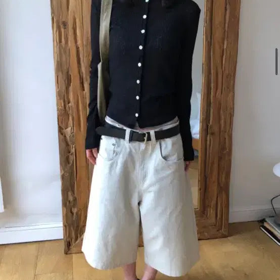 [BUNJANG] SLO Cold Rivet ST Bermuda Shorts / 슬로 slo 콜드 리벳 ST 버뮤다 팬츠