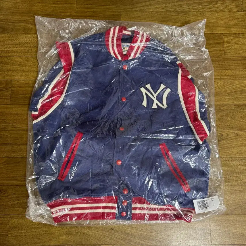 [BUNJANG] Polo Cotton Twill Yankees Jacket Light Navy / 폴로 코튼 트윌 양키스 재킷 라이트네이비 M 급처분 큐얄인증됩니다