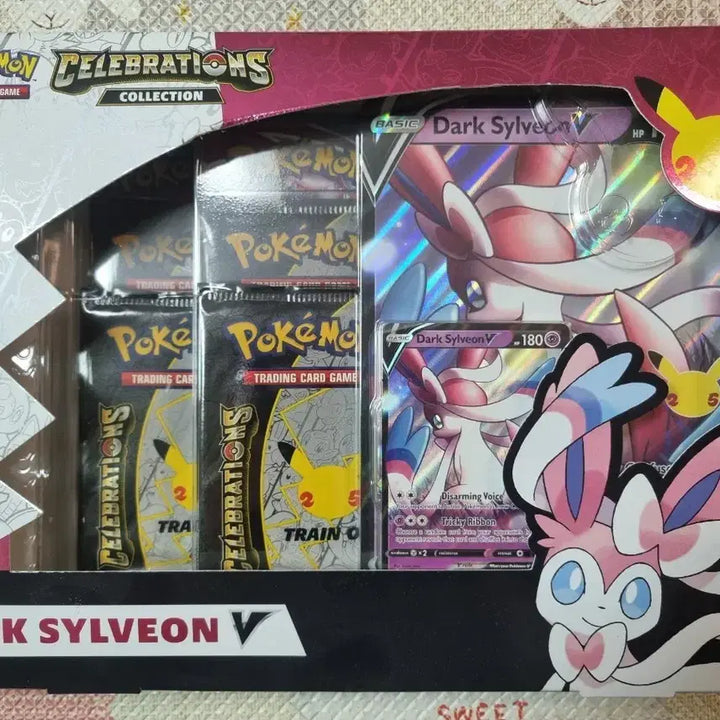 [BUNJANG] Pokemon 25th Anniversary Celebrations Dark Sylveon V Collection Box / 포켓몬 25주년Celebrations Dark Sylveon V 컬렉션