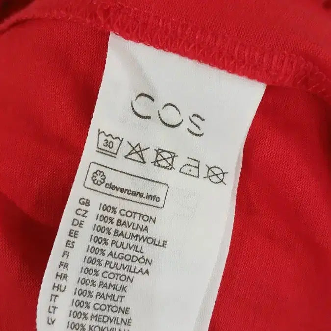 [BUNJANG] COS Red Midi Dress L / COS 코스 레드 원피스  L  170/100a