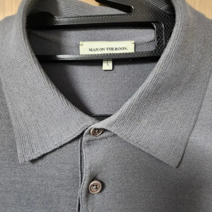 [BUNJANG] MAN ON THE BOON Caral Knit Charcoal Grey (L) / 맨온더분 (오늘만~~40000)