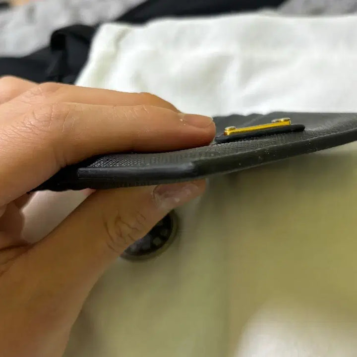 [BUNJANG] Prada Saffiano Triangle Logo Cardholder / 프라다 사피아노 삼각로고 카드지갑 판매