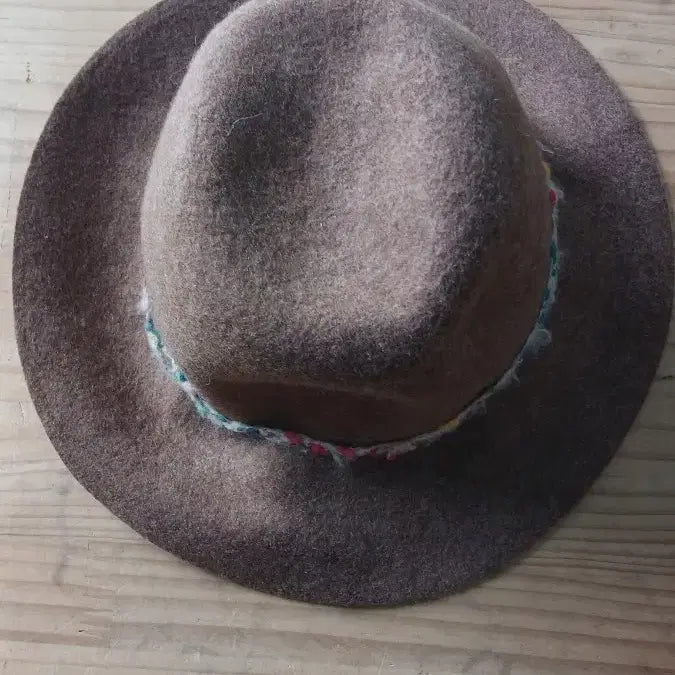 [BUNJANG] Brown Wool Fedora Hat / 브라운 울 페도라 모자