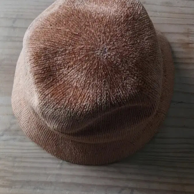 [BUNJANG] Brown Corduroy Bucket Hat / 브라운 골덴 버킷햇 모자