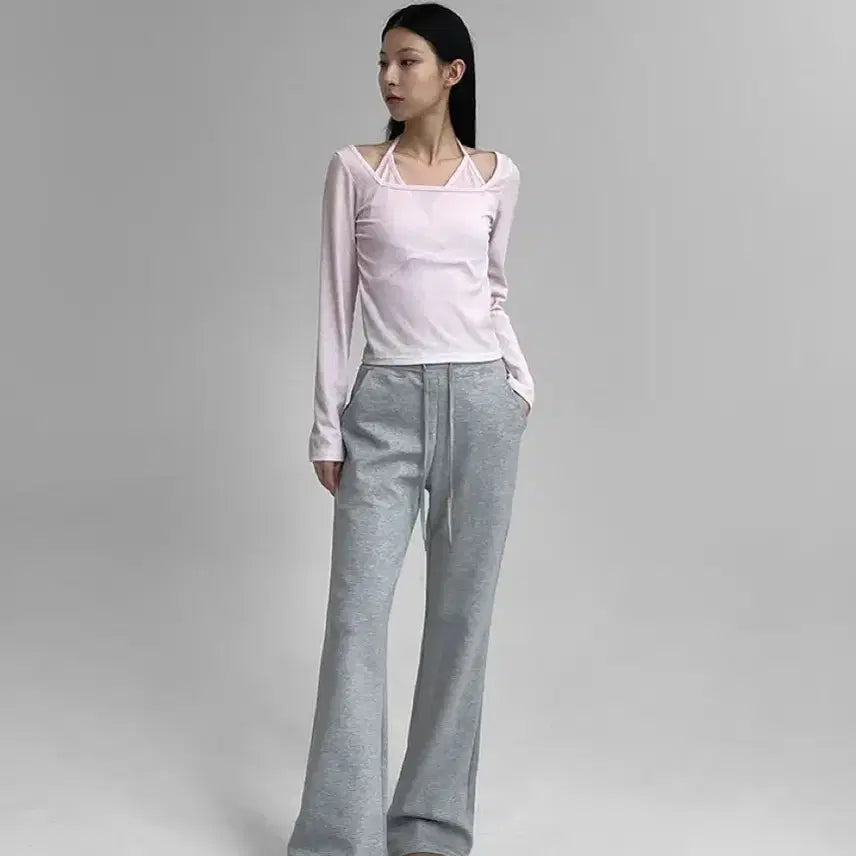 [BUNJANG] Black Up Bient Bootcut Banding Pants Grey / 블랙업 비엔트 부츠컷 밴딩팬츠 그레이