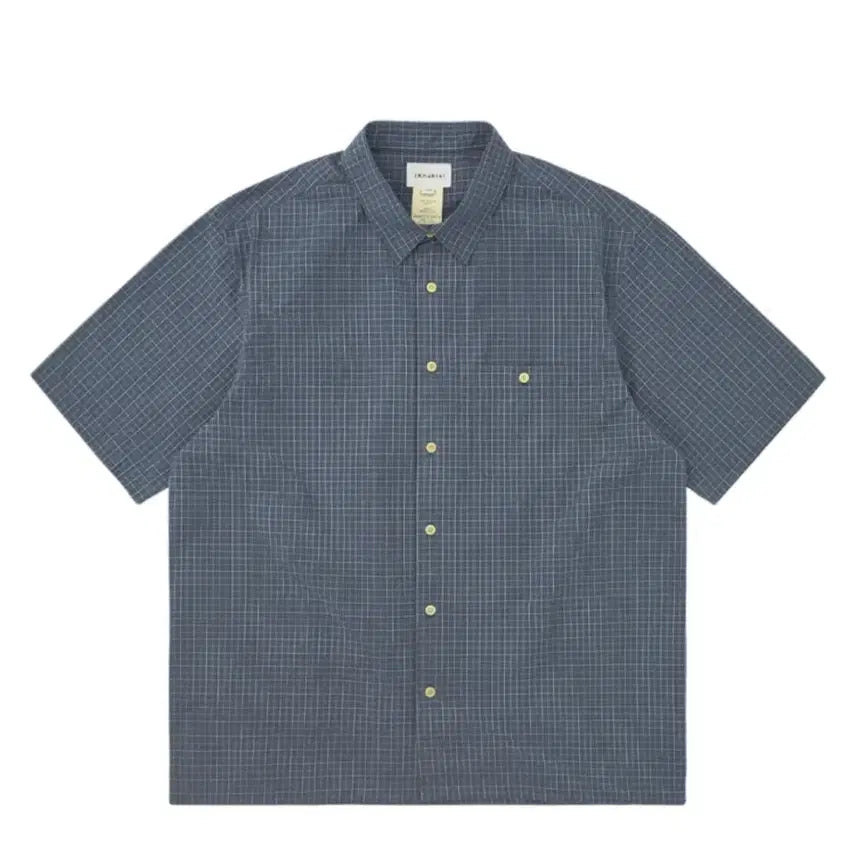 [BUNJANG] Khakis 25SS Border Check Shirt Blue / [구매, L] 카키스 25ss 보더 체크 셔츠 블루