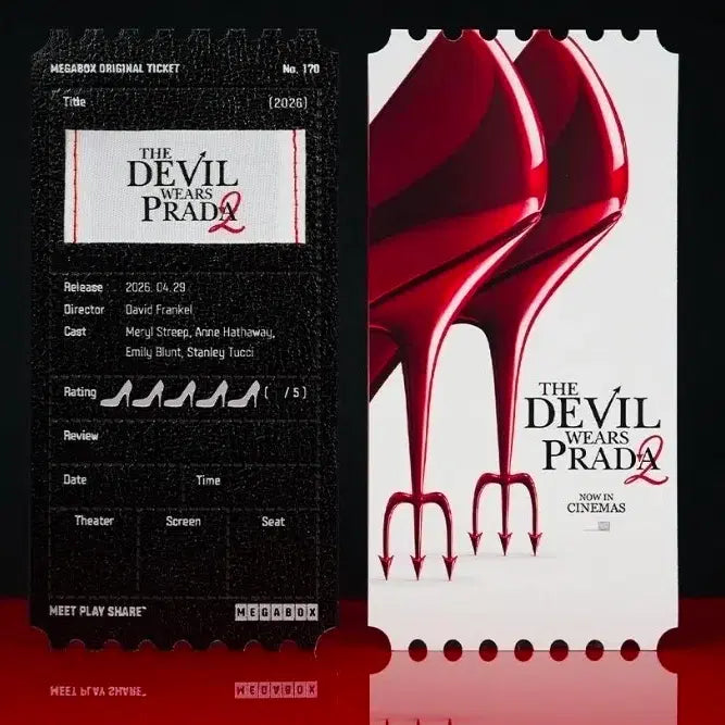 [BUNJANG] The Devil Wears Prada Original Ticket Megabox OT / 악마는 프라다를 입는다 오리지널 티켓 메가박스 오티