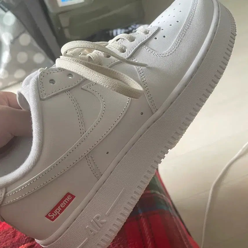 [BUNJANG] Nike x Supreme Air Force 1 Low White (Unworn) / [275] 나이키 x 슈프림 에어포스 화이트 풀박 미사용