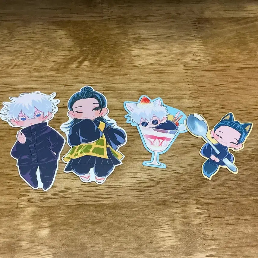 [BUNJANG] Jujutsu Kaisen Gojo &amp; Geto Sticker Set / 주술회전 비공굿 스티커 고죠 게토