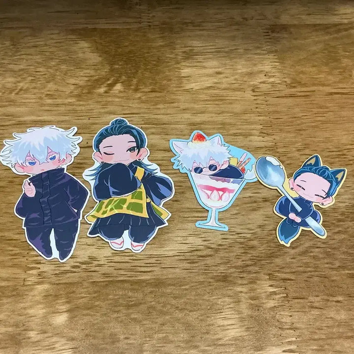 [BUNJANG] Jujutsu Kaisen Gojo &amp; Geto Sticker Set / 주술회전 비공굿 스티커 고죠 게토