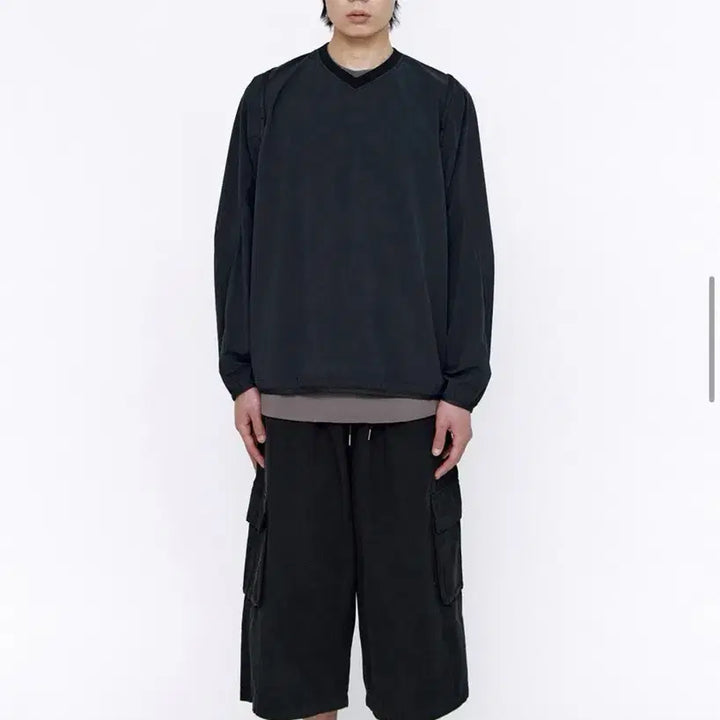 [BUNJANG] Polilteru Human Index 1/2 Cargo Pants Black M Size / 폴리테루 휴먼인덱스 인덱스 1/2 카고 팬츠 블랙 m사이즈