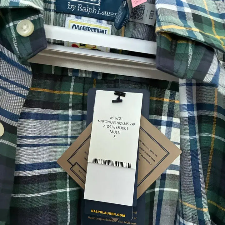 [BUNJANG] Polo Ralph Lauren Big Fit Checkered Shirt (New) / 폴로 빅핏 체크셔츠(새상품)