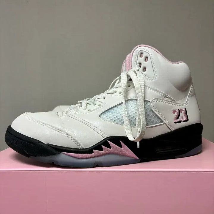 [BUNJANG] Nike Air Jordan 5 Soft Pink/White / [260]나이키 에어조던5 소프트핑크/화이트