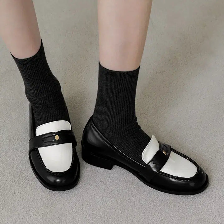 [BUNJANG] Sappun Levain Penny Loafers White 235 / 새상품) 사뿐 레바인 페니 로퍼 화이트 235