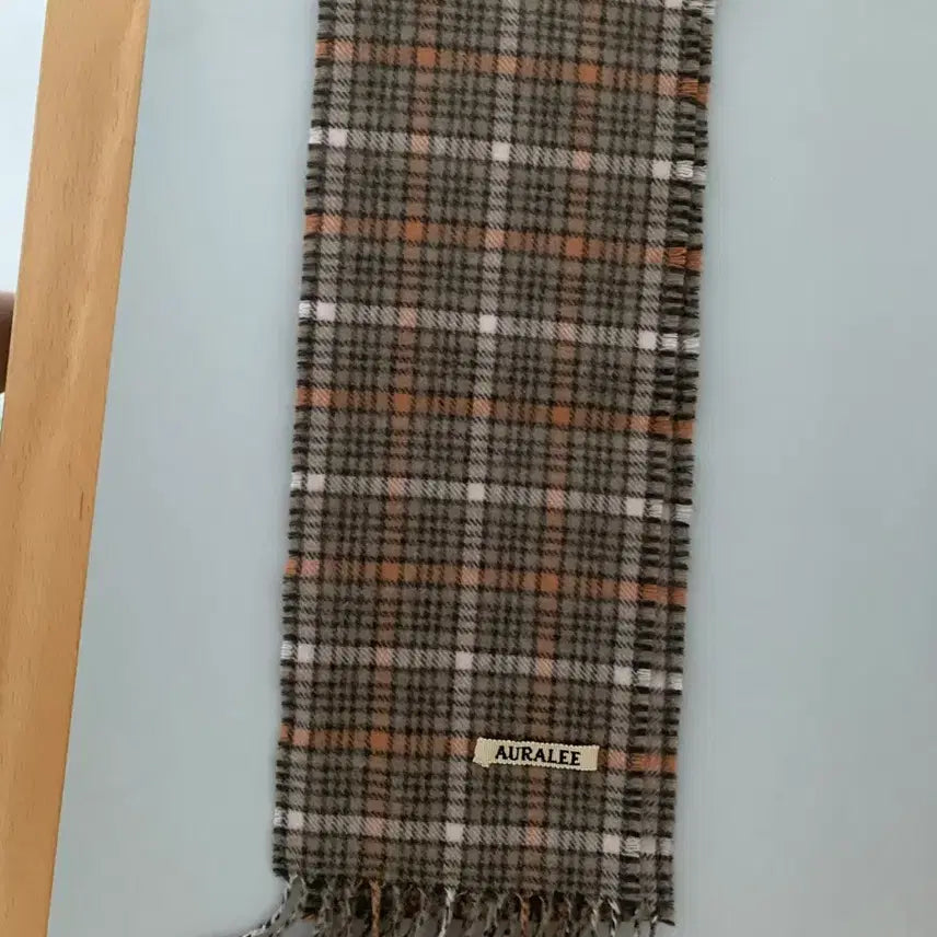 [BUNJANG] AURALEE Check Stole Muffler / 오라리 스톨 머플러