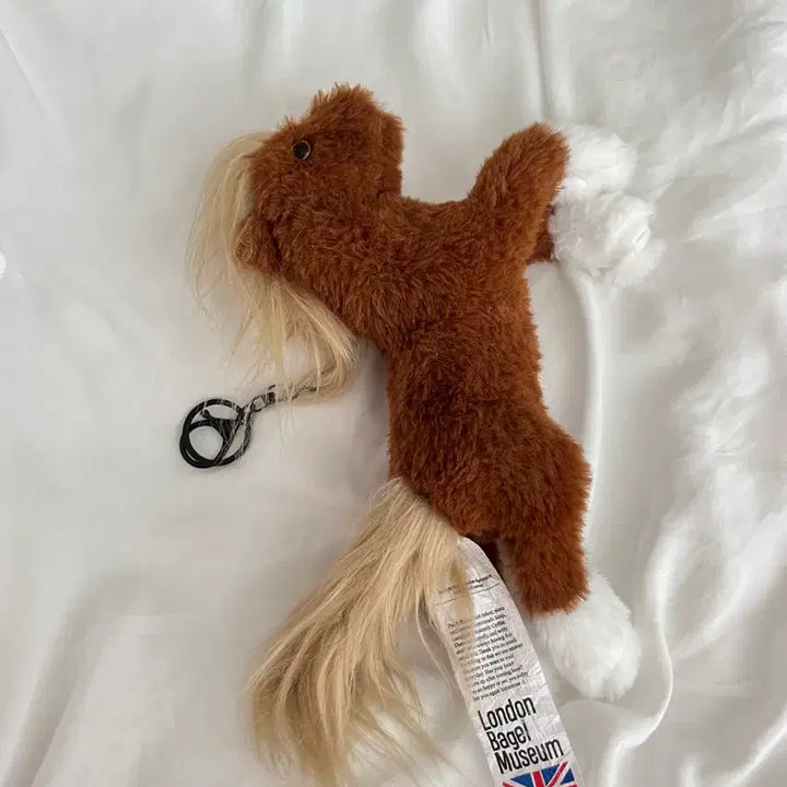[BUNJANG] London Bagel Museum Pogri Horse Doll Keychain / 런던베이글뮤지엄 포그리 말인형 키링