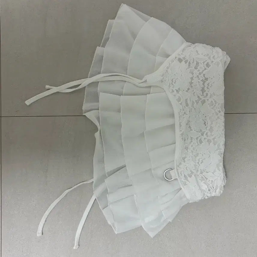 [BUNJANG] Elf Elf Elf Archives Lace Gater Frill Skirt / 엘프엘프엘프 아카이브스 LACE GATER FRILL SKIRT