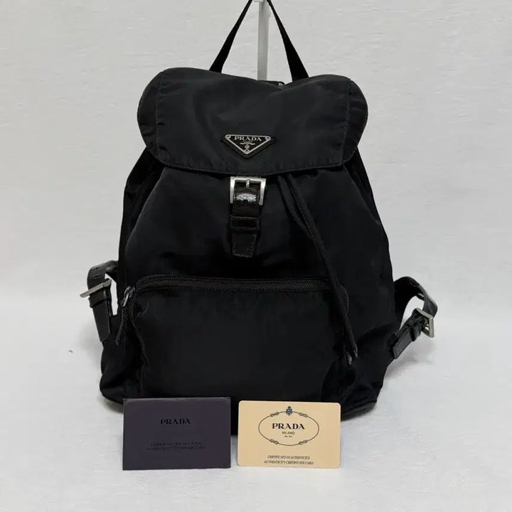 [BUNJANG] Prada Pocono Nylon One Pocket Backpack Black / 정품 프라다 포코노 나일론 원포켓 백팩 블랙