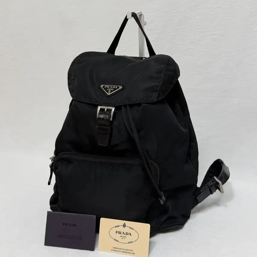 [BUNJANG] Prada Pocono Nylon One Pocket Backpack Black / 정품 프라다 포코노 나일론 원포켓 백팩 블랙
