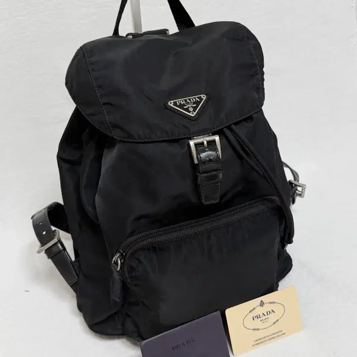 [BUNJANG] Prada Pocono Nylon One Pocket Backpack Black / 정품 프라다 포코노 나일론 원포켓 백팩 블랙