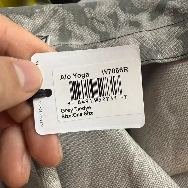 [BUNJANG] Alo Yoga Grey Tie-Dye Shopper Tote Bag / 알로 요가 그레이 타이 다이 쇼퍼 토트백