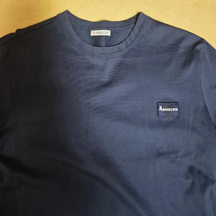 [BUNJANG] Moncler Authentic Navy T-Shirt - Size M / 정품)몽클레르 반팔티 네이비 M