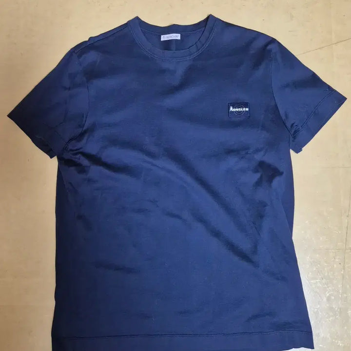 [BUNJANG] Moncler Authentic Navy T-Shirt - Size M / 정품)몽클레르 반팔티 네이비 M