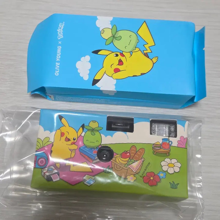 [BUNJANG] Olive Young Pikachu MiniBro Film Camera / 올리브영 포켓몬 피카츄 미니브 필름 카메라