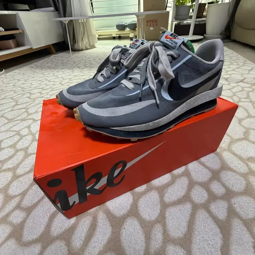 [BUNJANG] Nike x Sacai LDWaffle Cool Grey / 나이키 사카이 ld와플 쿨그레이 275