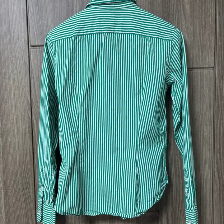 [BUNJANG] Polo Ralph Lauren Striped Shirt Green / 폴로 랄프로렌 스트라이프 셔츠 그린