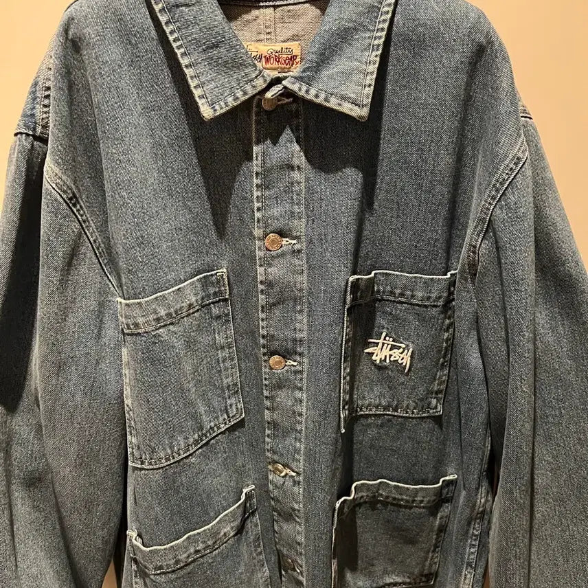 [BUNJANG] Stussy Denim Chore Jacket XL / 스투시 데님 초어 자켓 XL