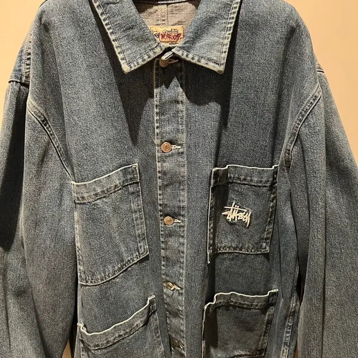 [BUNJANG] Stussy Denim Chore Jacket XL / 스투시 데님 초어 자켓 XL
