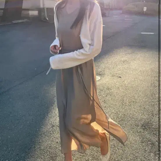[BUNJANG] Yumer / Hera One-Piece Dress / Beige / 유메르 헤라 원피스 베이지 시에포유온