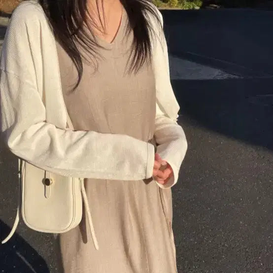 [BUNJANG] Yumer / Hera One-Piece Dress / Beige / 유메르 헤라 원피스 베이지 시에포유온